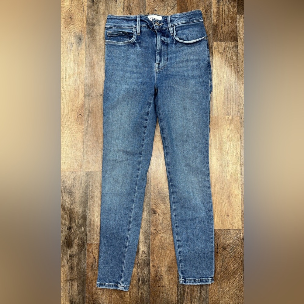 Frame Denim Women's Blue Skinny Jeans